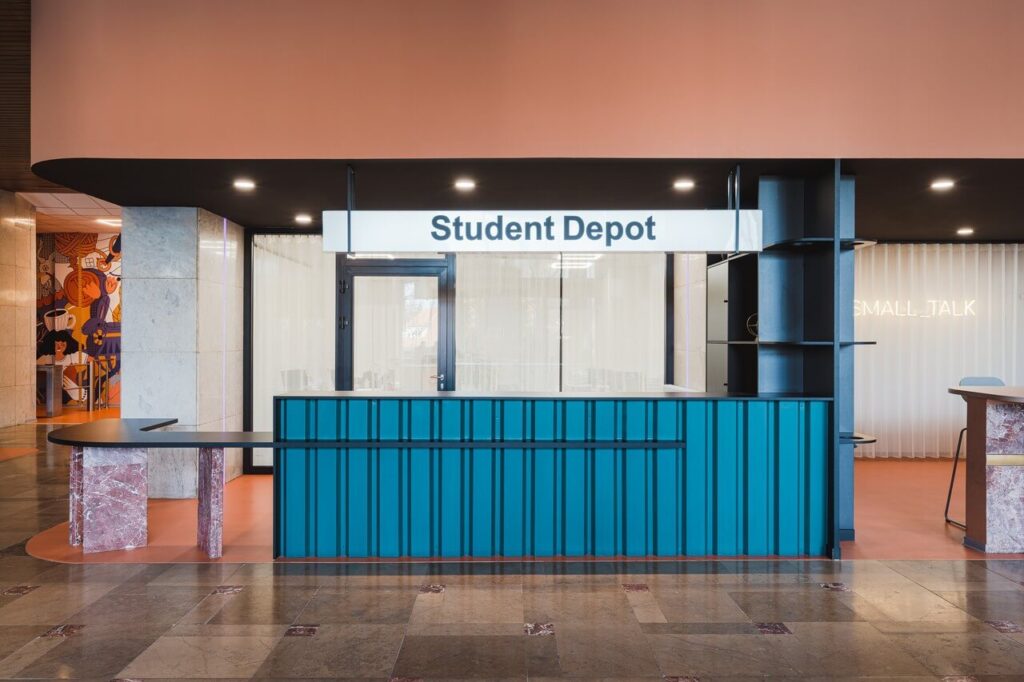 Wnętrza akademiku Student Depot Poznań