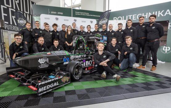 Bolid CMS-08 zespołu Cerber Motorsport z Wydziału Mechanicznego Politechniki Białostockiej