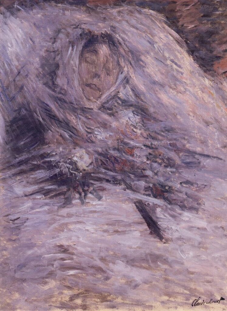 Claude Monet - Camille Monet sur son lit de mort - Camille Monet na łożu śmierci