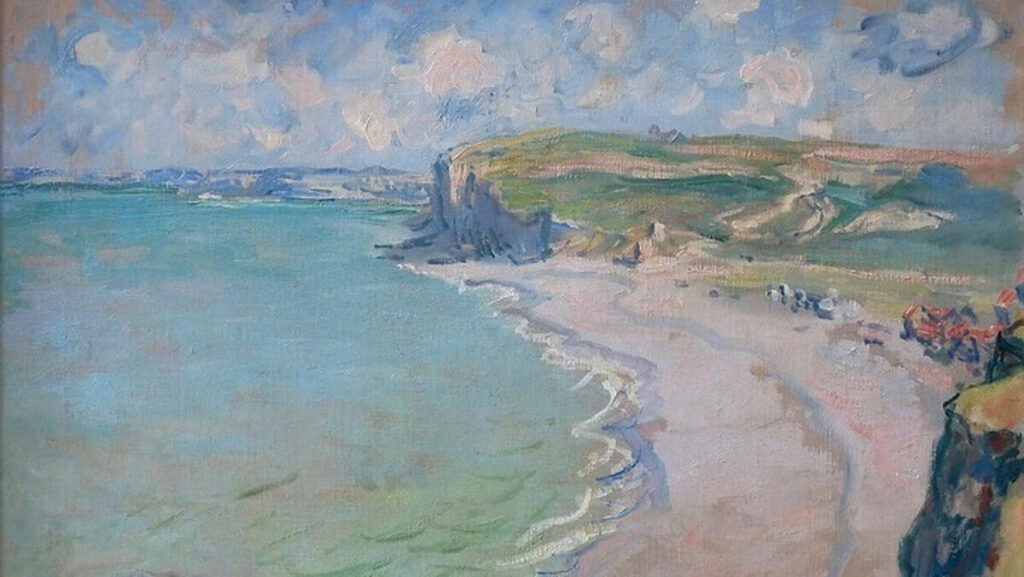 Claude Monet - Plaża w Pourville