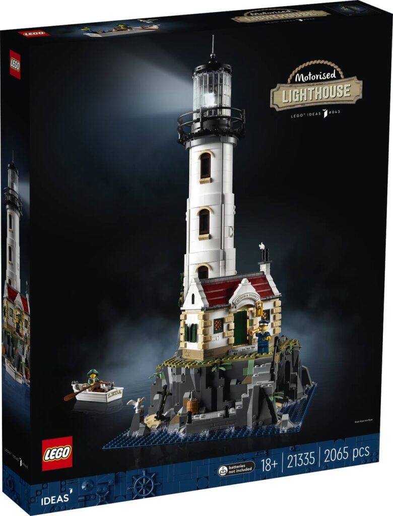 Zestaw LEGO® zmotoryzowana latarnia morska (21335)