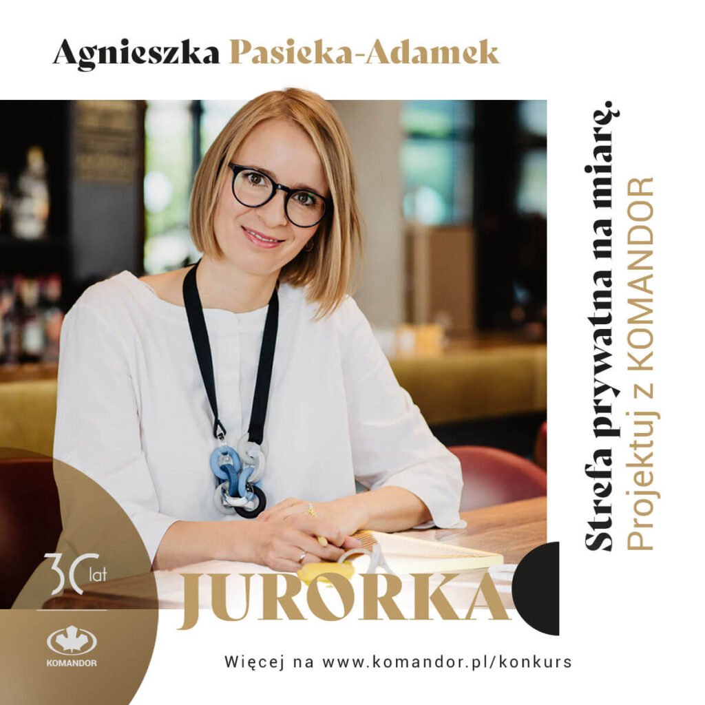 Agnieszka Pasieka-Adamek - jury konkursu marki Komandor