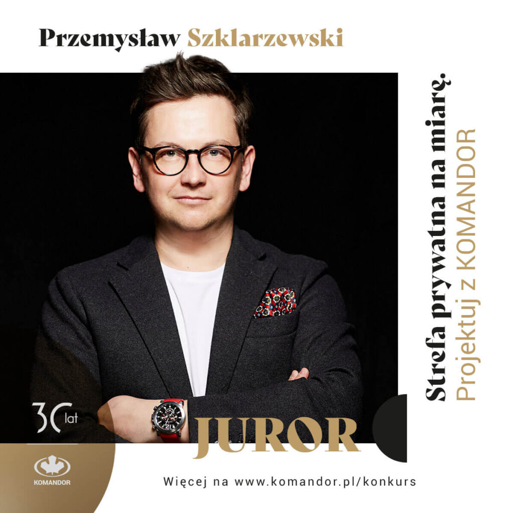 Przemysław Szklarzewski - jury konkursu marki Komandor