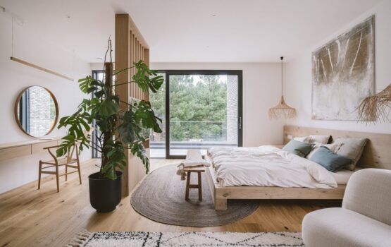 350-metrowy dom w Baranowie – przytulne wnętrze w stylu boho