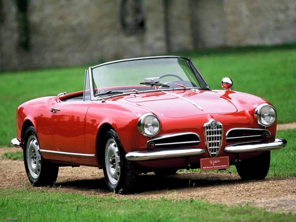 Giulietta Spider - projekt Pininfarina