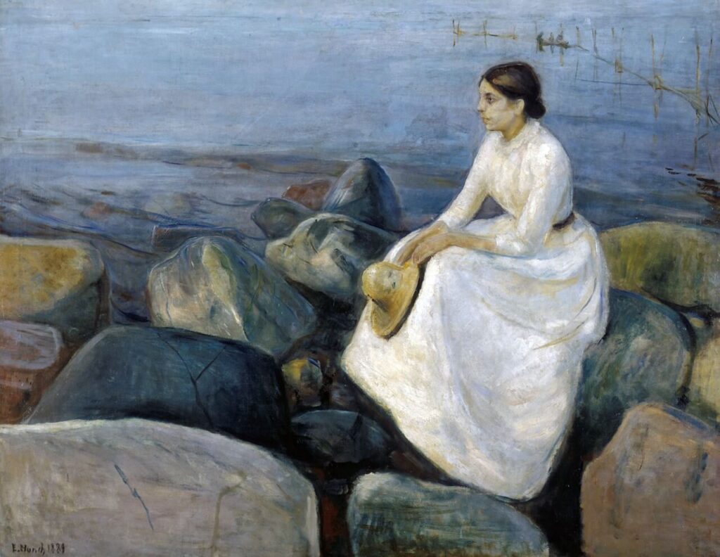 Edvard Munch - Inger na plaży - Inger on the Beach