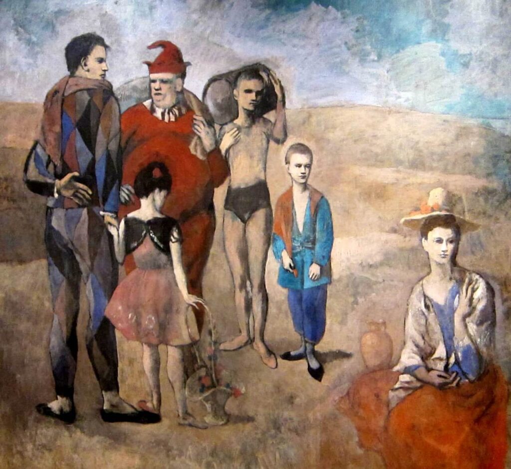 Pablo Picasso - Rodzina kuglarzy - La famille des Saltimbanques