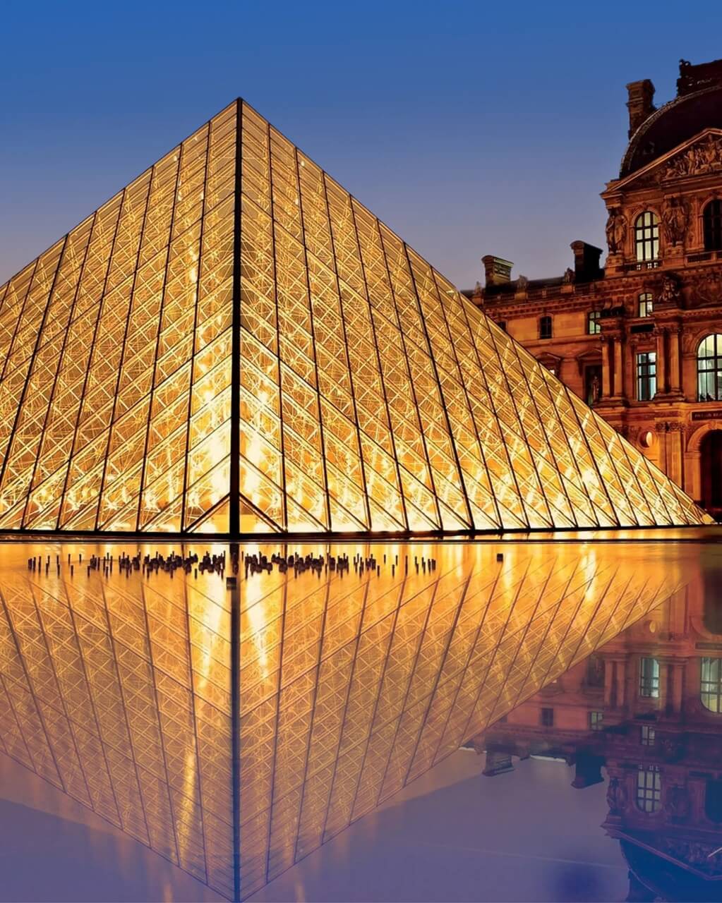 Ieoh Ming Pei - Piramida Luwru - Paryż - Pyramide du Louvre