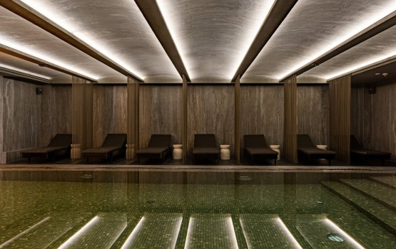 Przepierzenia z siatek dekoracyjnych w SPA LAVA e Sal w Radisson Blu Ostróda
