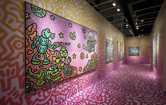 Sztuka od Mr. Doodle w Art Basel Hongkong