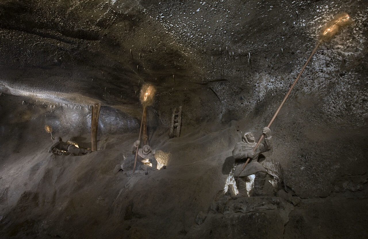 Kopalnia Soli w Wieliczce - Komora Spalone