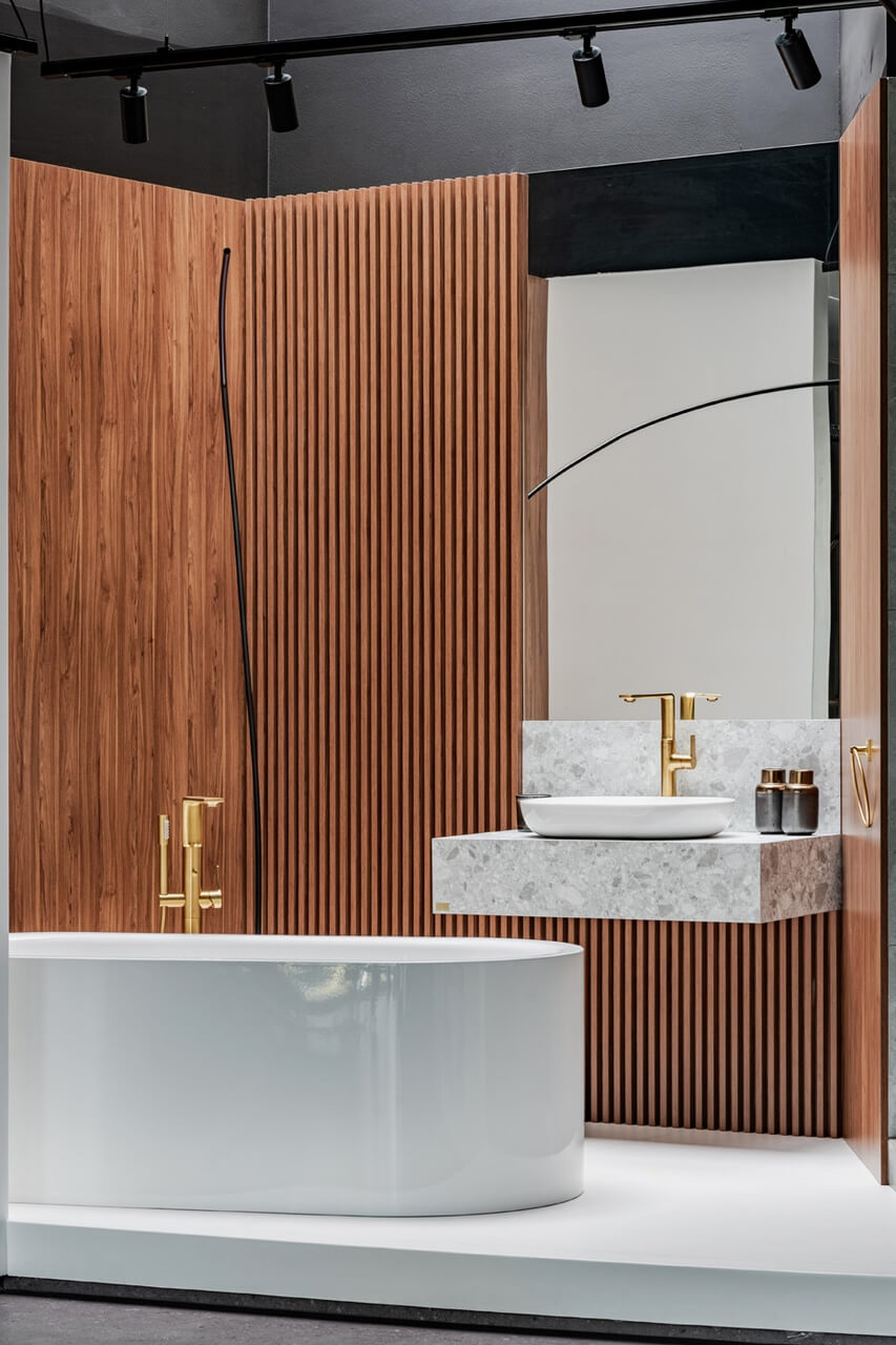 Showroom Grohe Polska - inspirująca przestrzeń na Mokotowie - projekt Deer Design