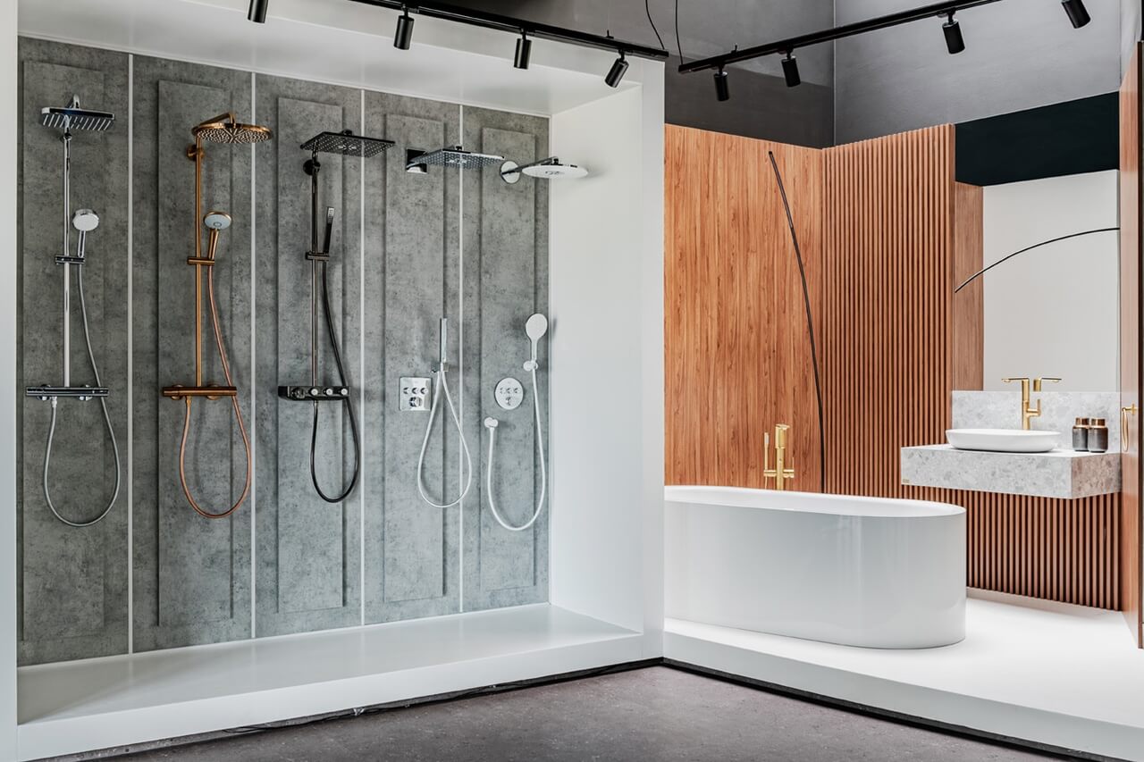 Showroom Grohe Polska - inspirująca przestrzeń na Mokotowie - projekt Deer Design