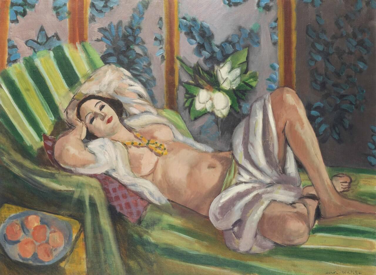 Henri Matisse - Odalisque couchée aux magnolias