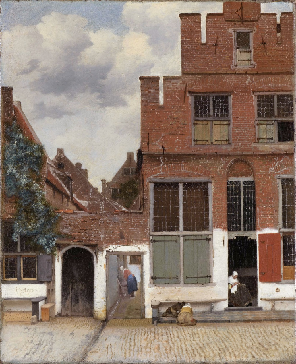 Jan Vermeer - Uliczka