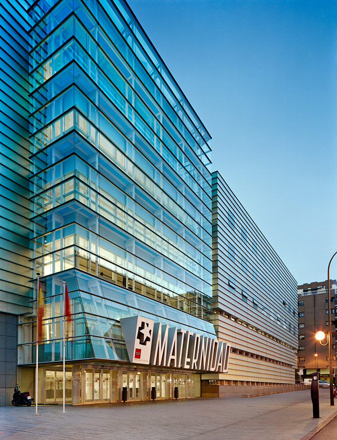 José Rafael Moneo - Szpital im. Gregorio Marañona - Maternity and Pediatrics Hospital Gregorio Marañón in Madrid