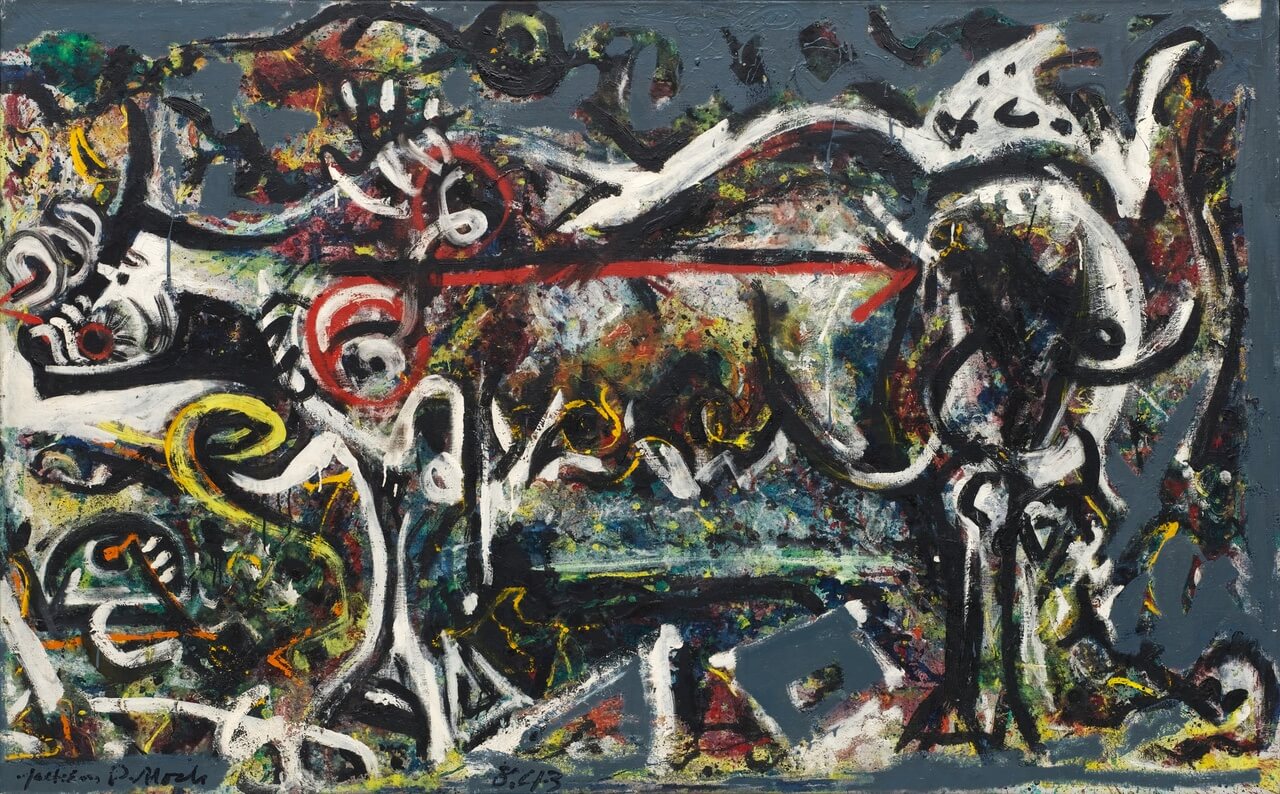 Jackson Pollock - The She-Wolf, 1943