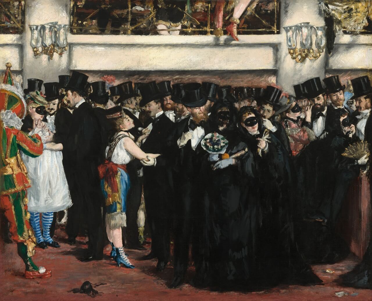 Édouard Manet – Bal maskowy w operze