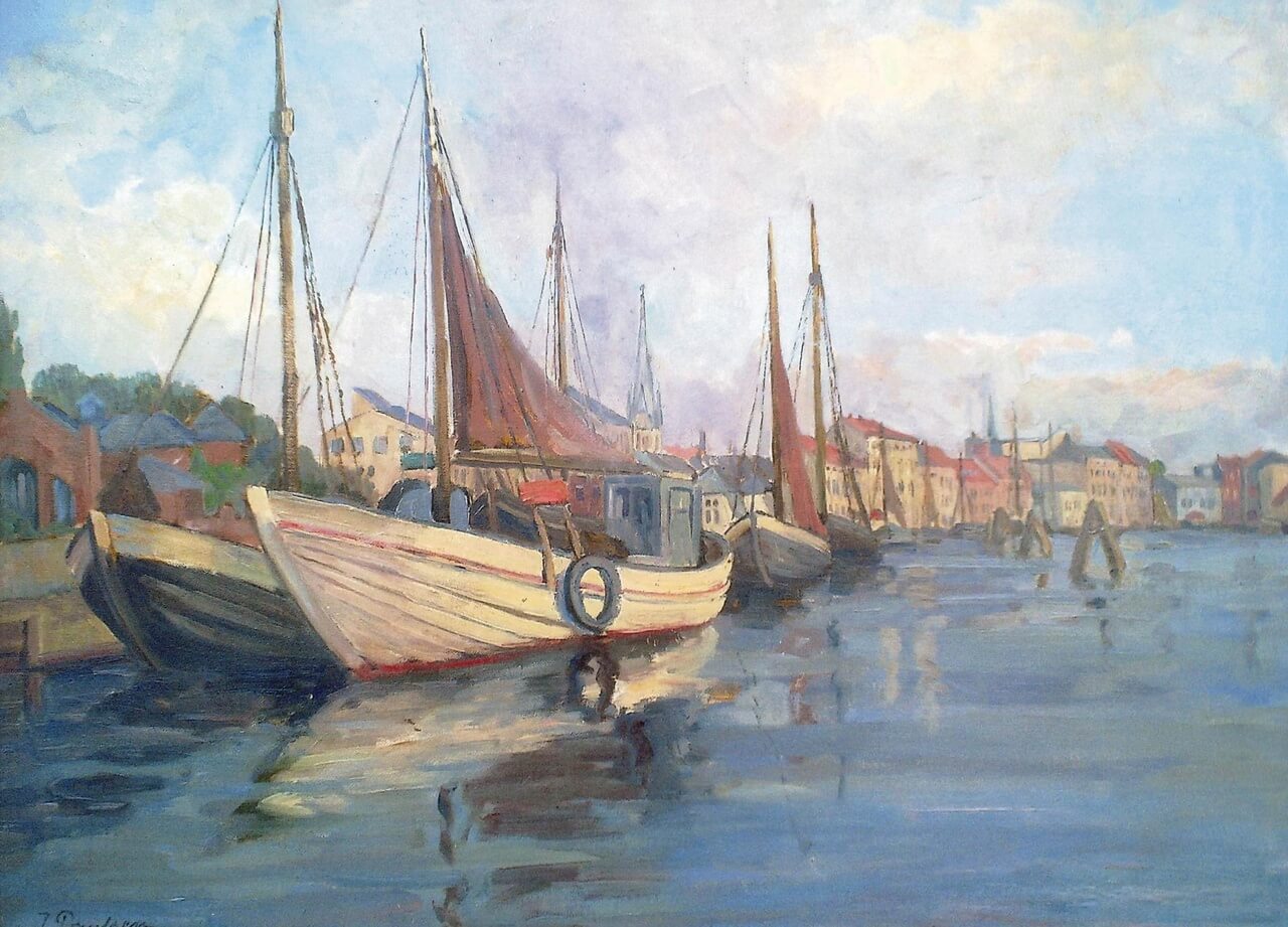 Port w Szczecinie - Julius Paulsen