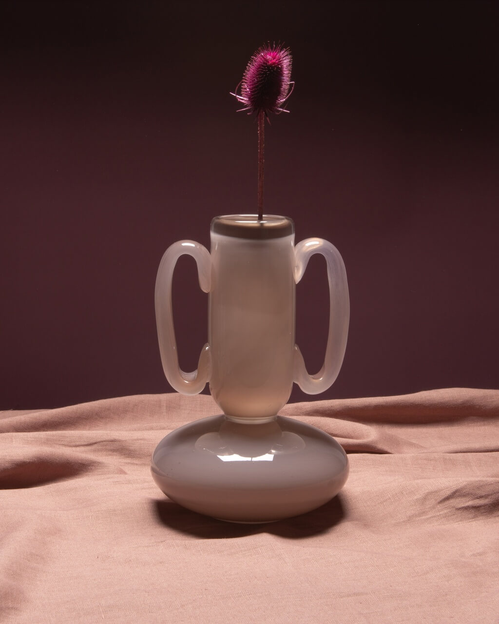 OOG Glass Vase - 02 ash rose - Alicja Hajkowicz-Rudzka