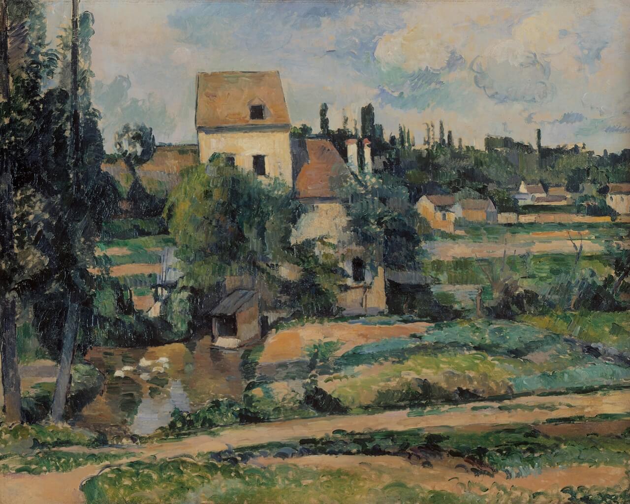 Paul Cezanne – Młyn na Couleuvre niedaleko Pontoise - Le moulin sur la Couleuvre à Pontoise
