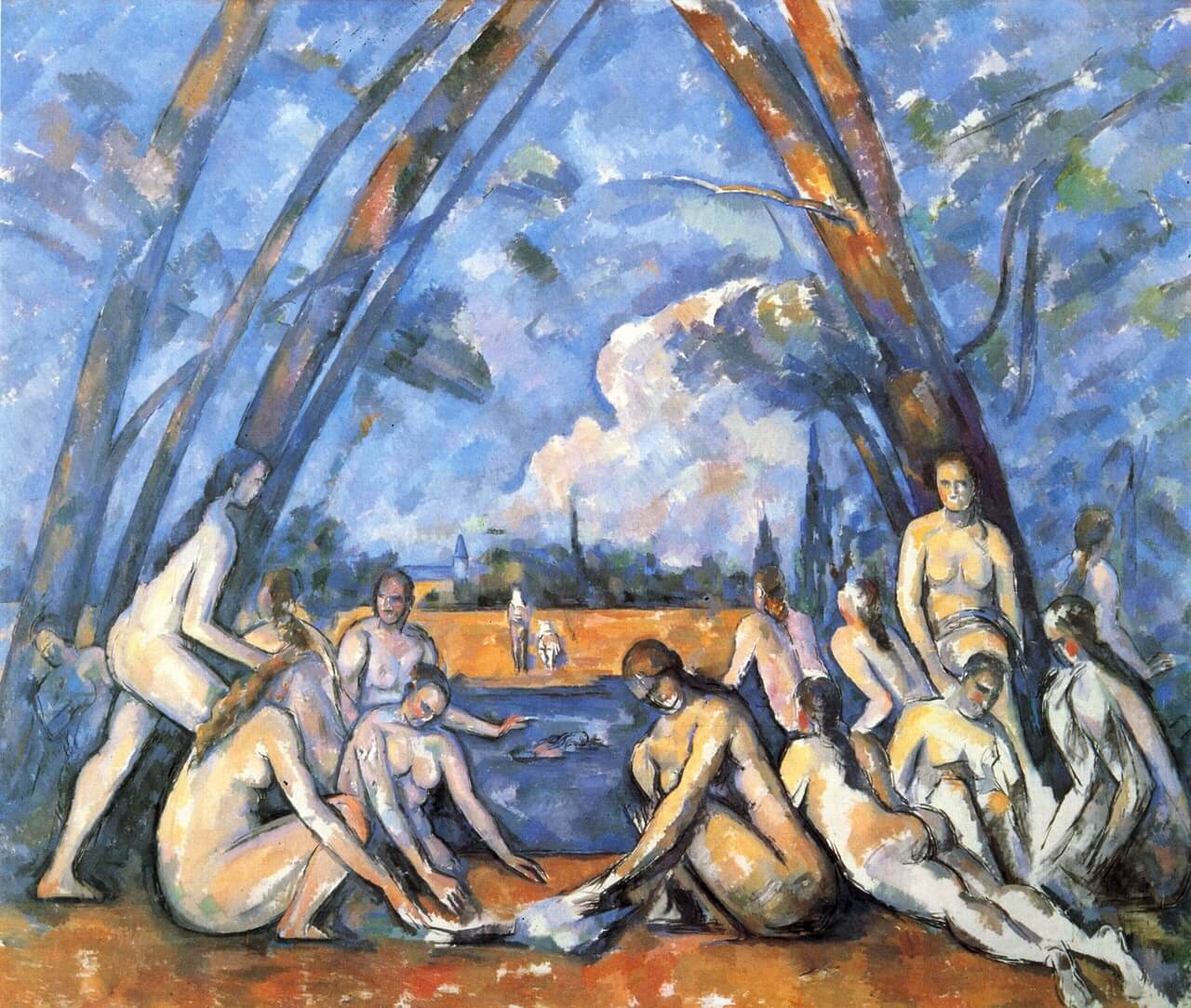 Paul Cezanne – Wielkie kąpiące się - Les Grandes Baigneuses