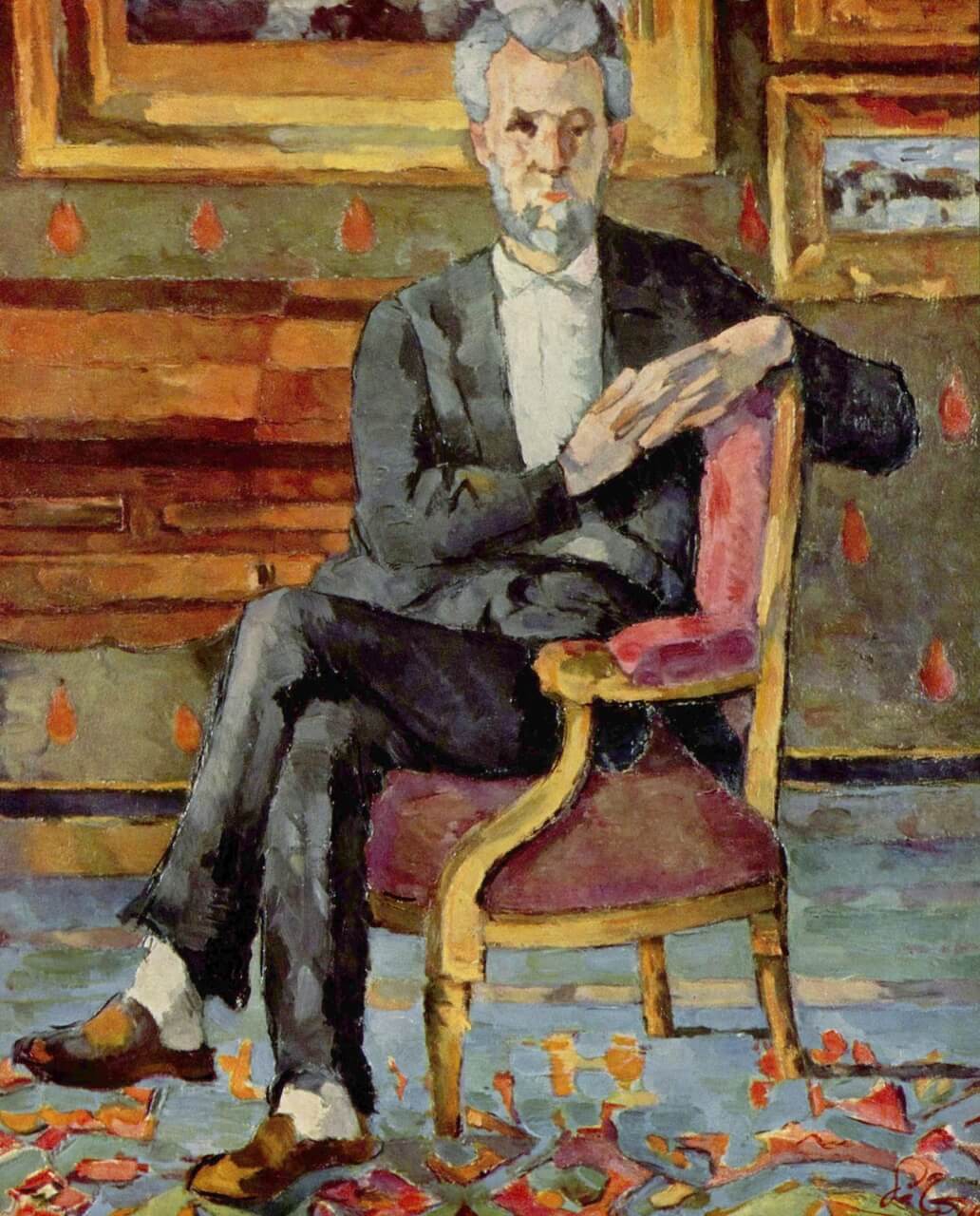 Paul Cezanne – Portret Victora Chocqueta - Portrait de Victor Chocquet assis