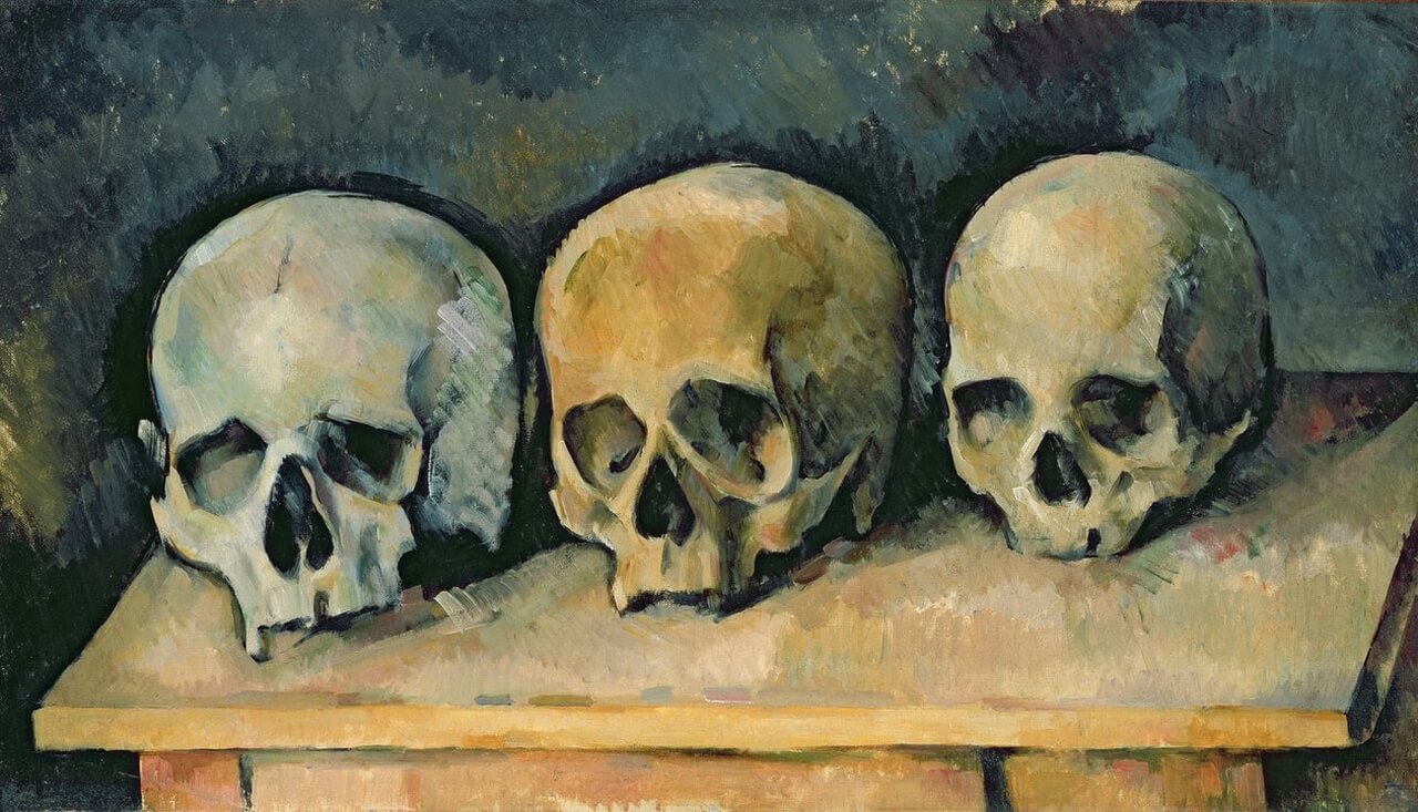 Paul Cezanne – Trzy czaszki - The Three Skulls