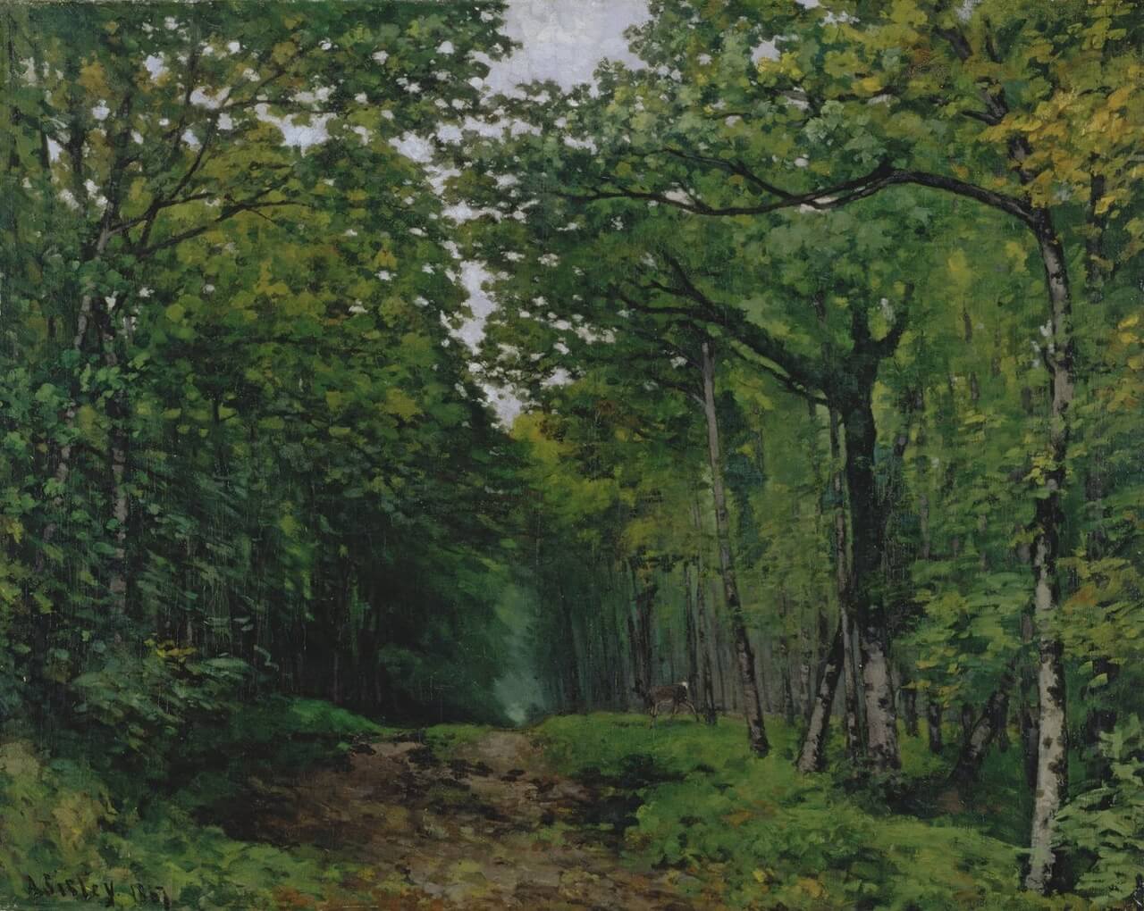 Alfred Sisley – Aleja Kasztanowców w La Celle-Saint-Cloud