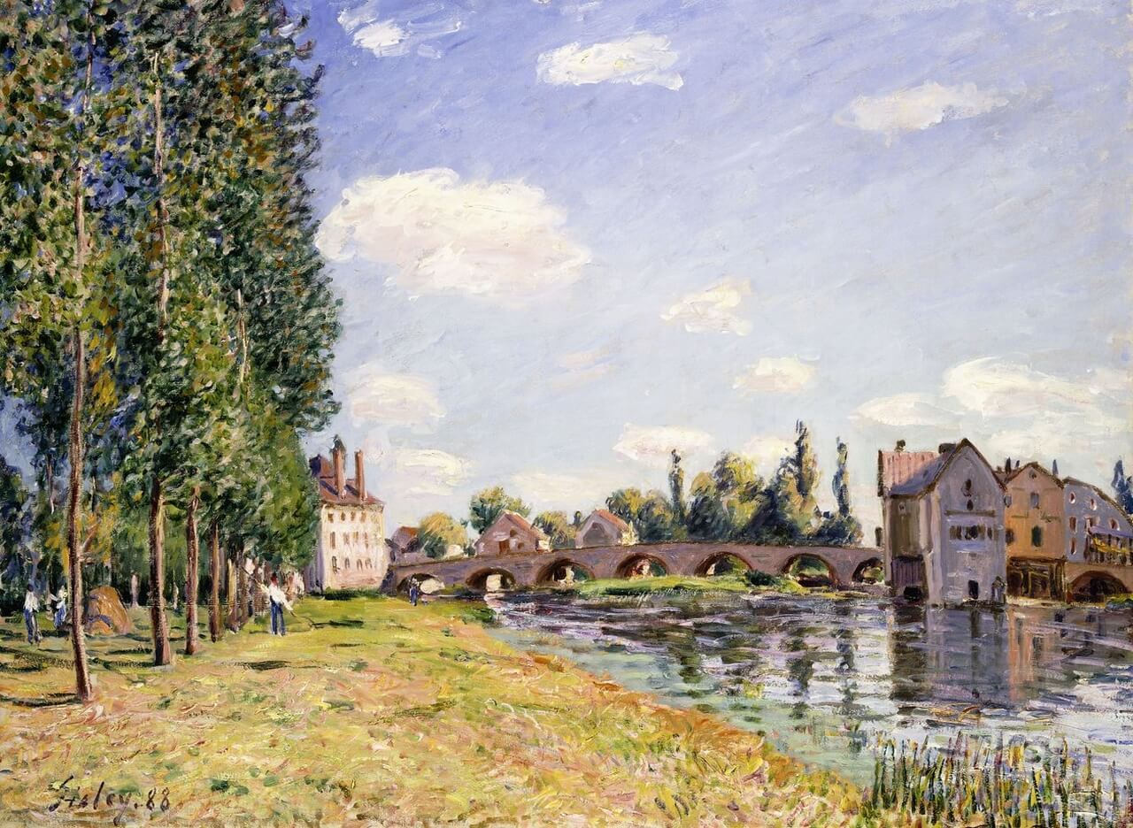 Alfred Sisley – Most Moret latem