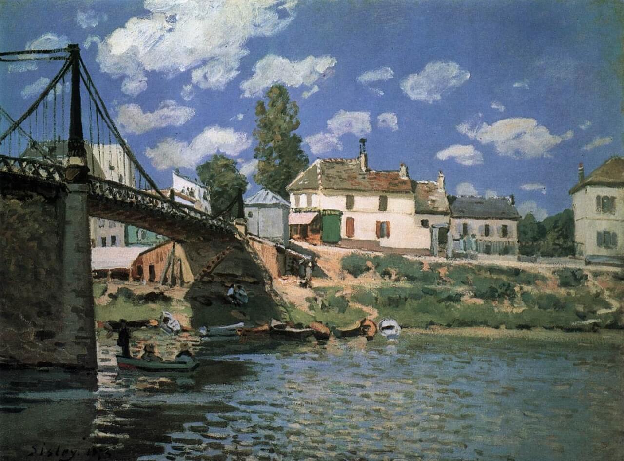 Alfred Sisley – Most w Villeneuve-la-Garenne