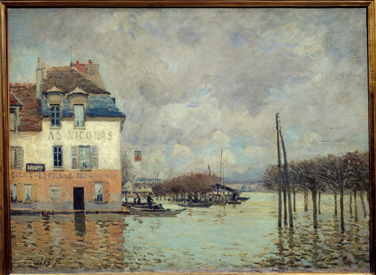 Alfred Sisley – Powódź w Port Marly