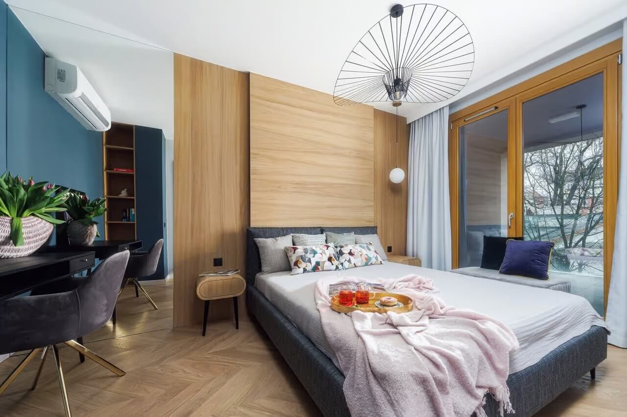 Mieszkanie z charakterem i widokiem na Wawel - projekt Awitku Studio - foto Jeremy Juraszek