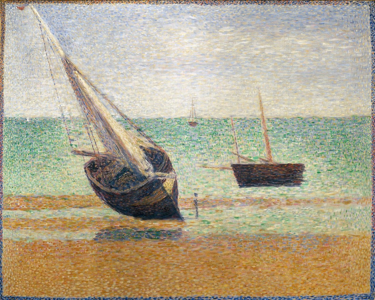 Georges Seurat – Low Tide at Grandcamp