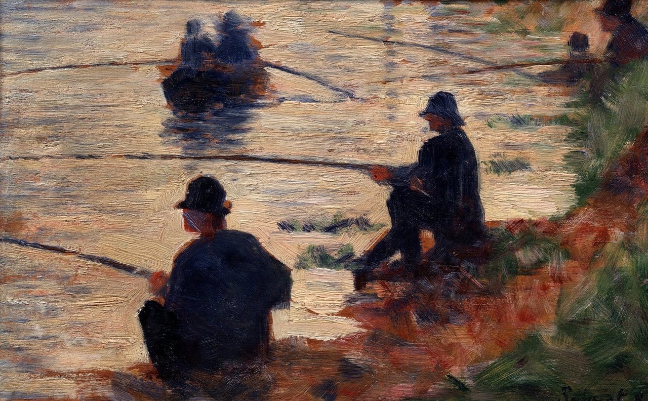 Georges Seurat – Łowiący ryby w Sekwanie