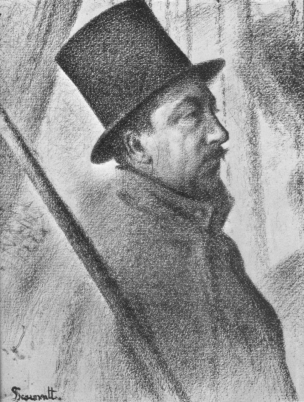 Georges Seurat – Portret Paula Signaca – Portrait of Paul Signac