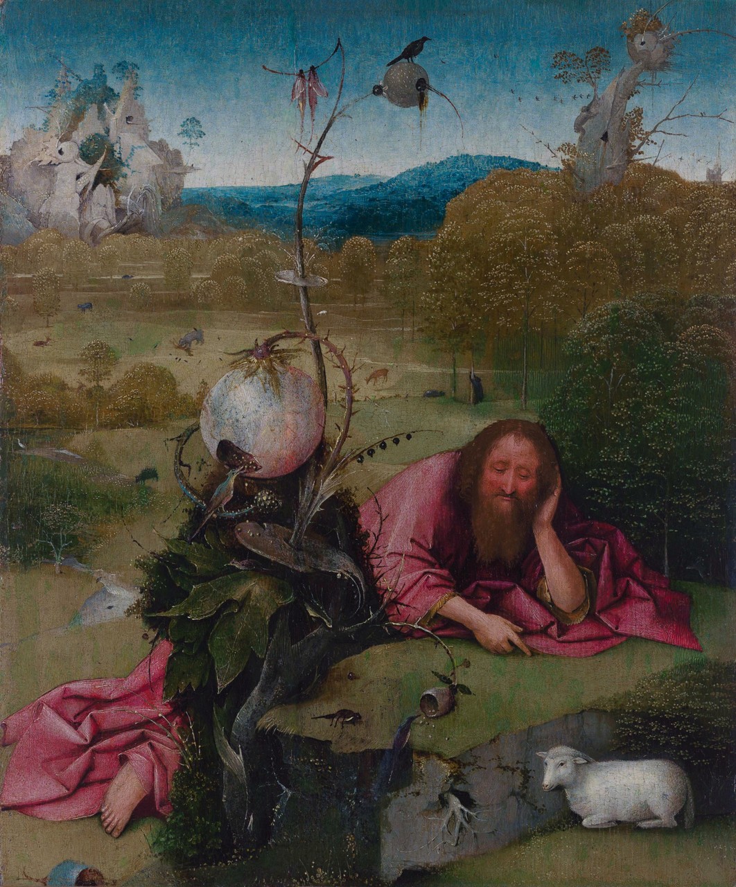 Hieronim Bosch – John the Baptist in the wilderness