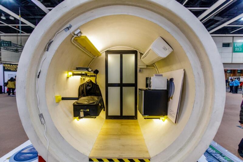 OPod Tube Housing - 10-metrowe mieszkanie w rurze