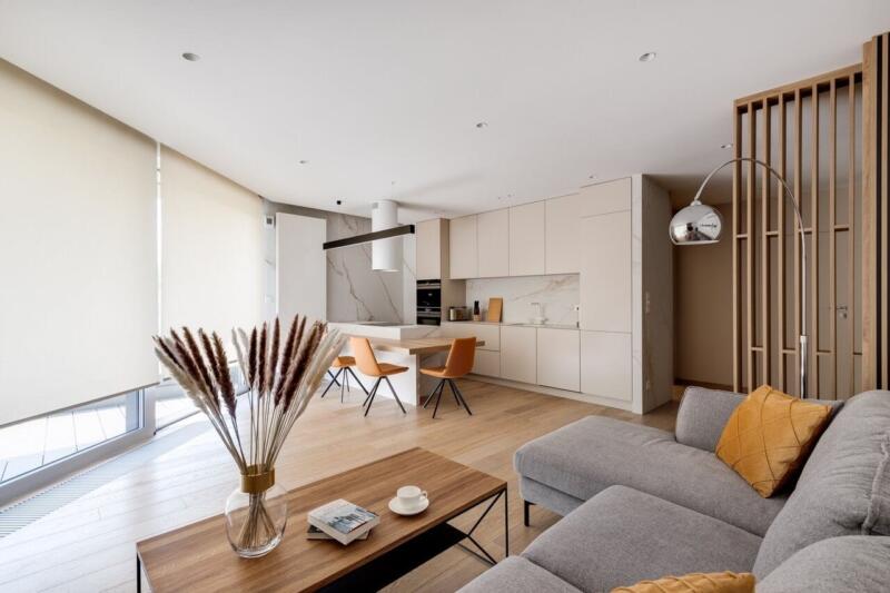 Apartament w ekskluzywnej dzielnicy Krakowa w nowoczesnym stylu