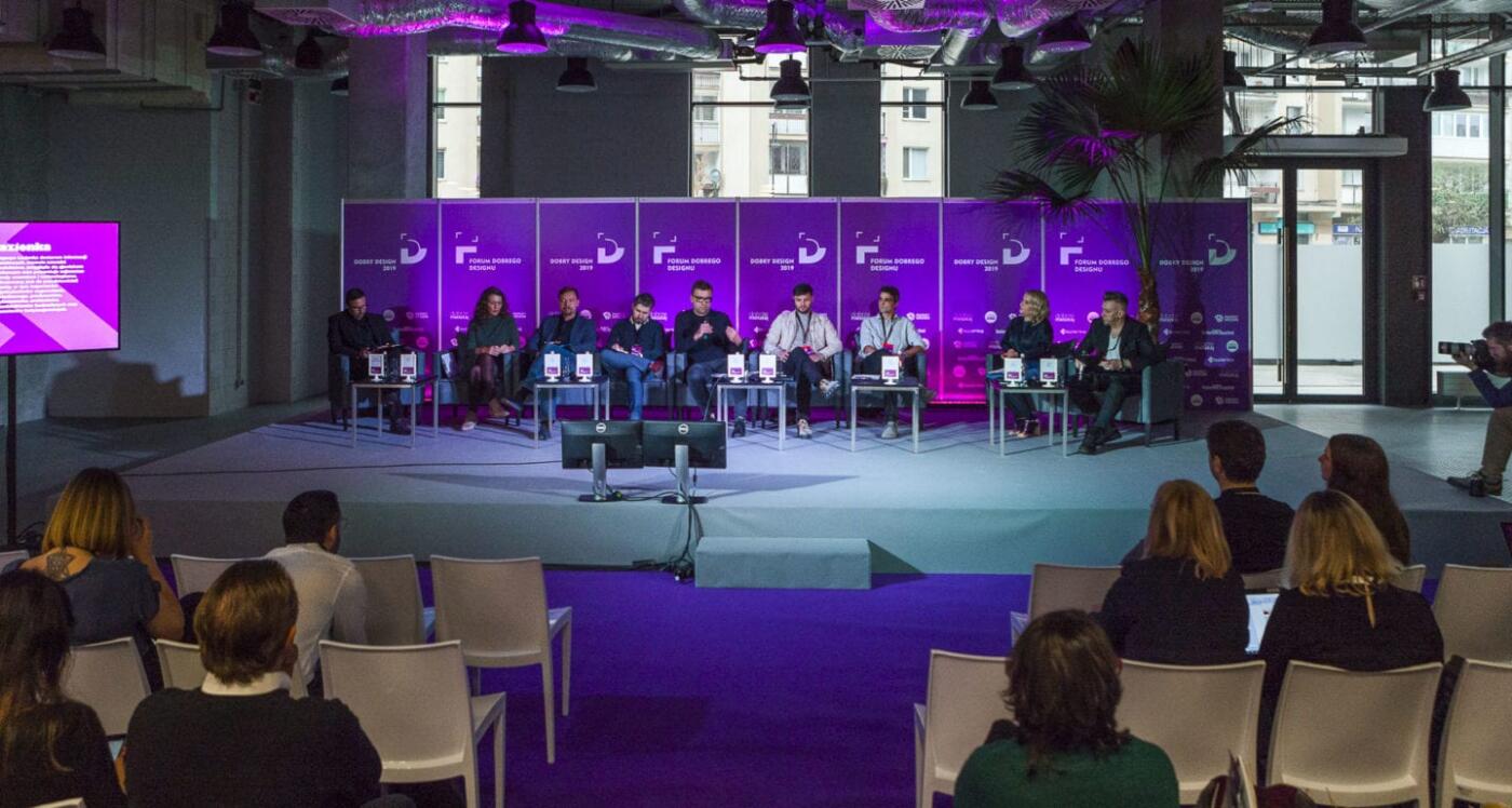 Panel podczas Forum Dobrego Designu 2018