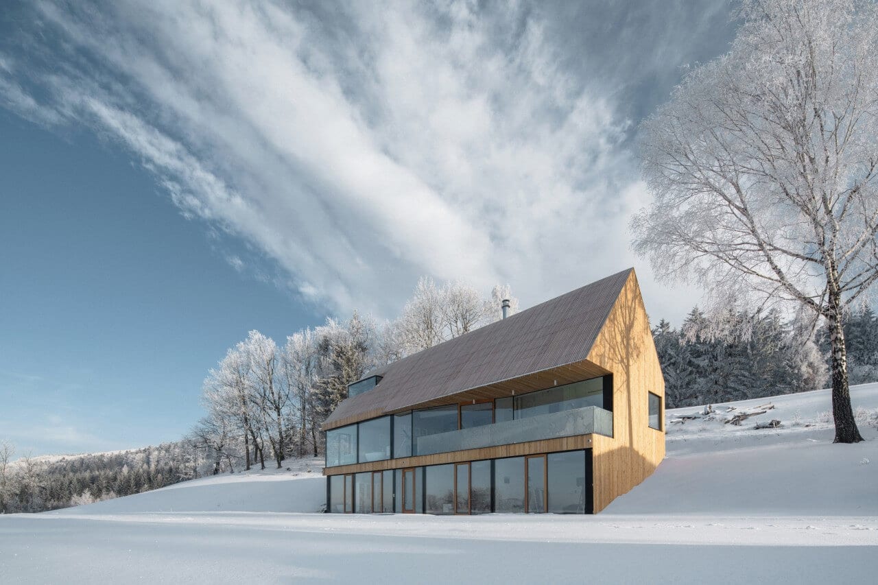 FrÃ¡nek Architects i wyjątkowy dom w Karkonoszach projektu - foto Petr PolÃ¡k