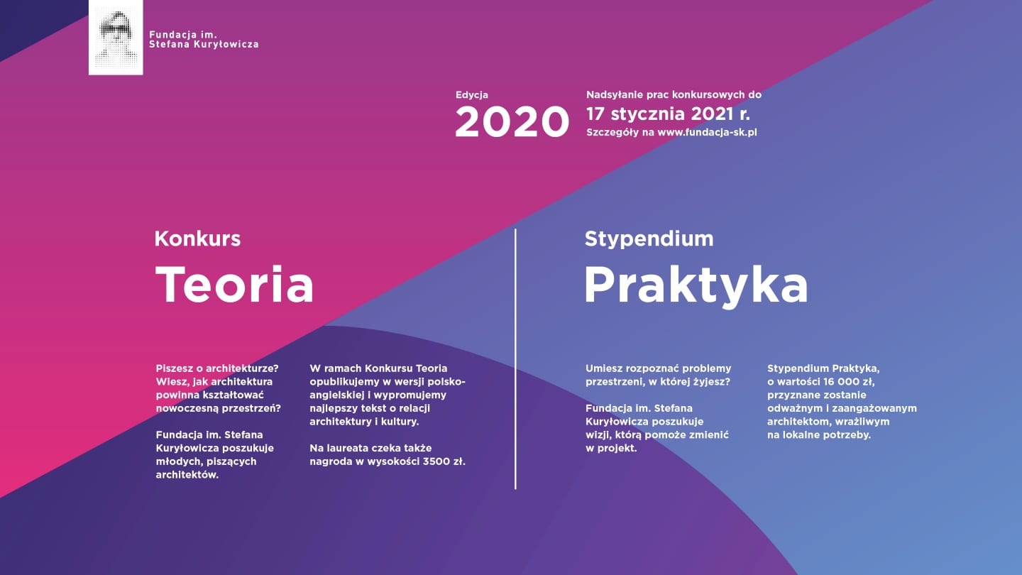 Nowa edycja konkursów fundacji im. Stefana Kuryłowicza - Konkurs TEORIA oraz Stypendium PRAKTYKA 2020