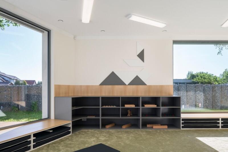 Przedszkole w czeskich Klecanach projektu pracowni No Architects - foto Studio Flusser