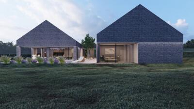 Twin Barn, czyli nowoczesna stodoła od _slab_