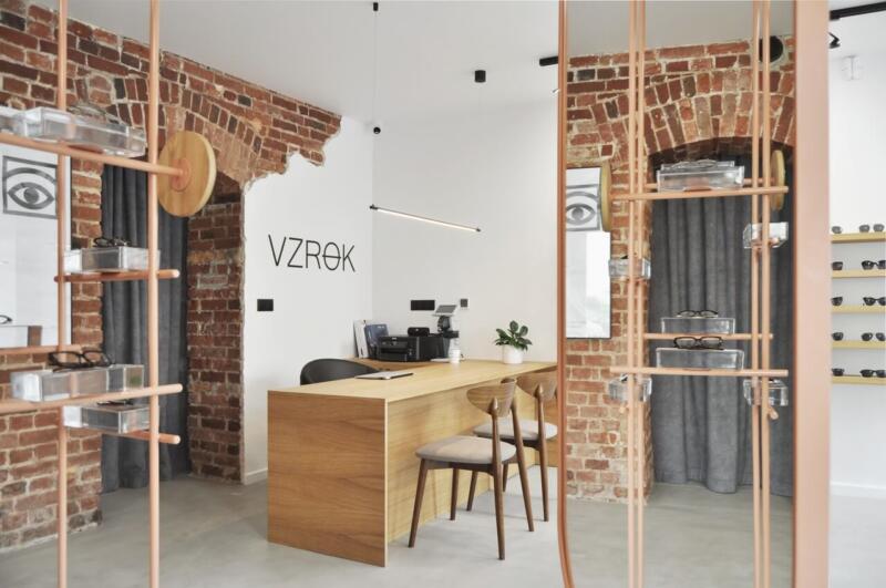 Vzrok - wyjątkowy wrocławski salon optyczny - projekt madde studio