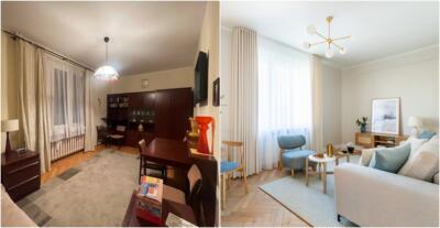 Metamorfoza mieszkania we Wrocławiu – 73-metry pełne stylu i ciepła - projekt nklim.design - foto Paweł Biedrzycki