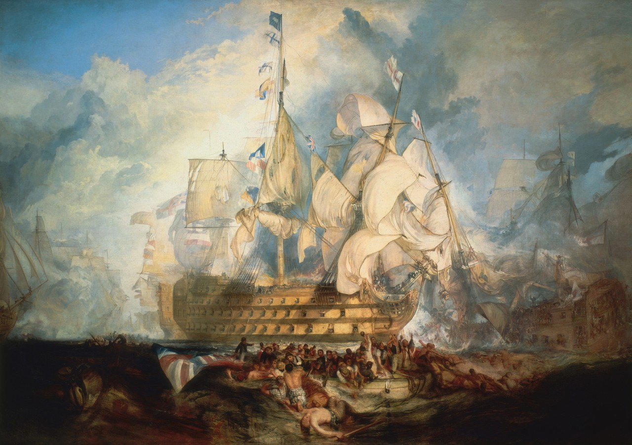 Joseph Mallord William Turner – Bitwa pod Trafalgarem - The Battle of Trafalgar