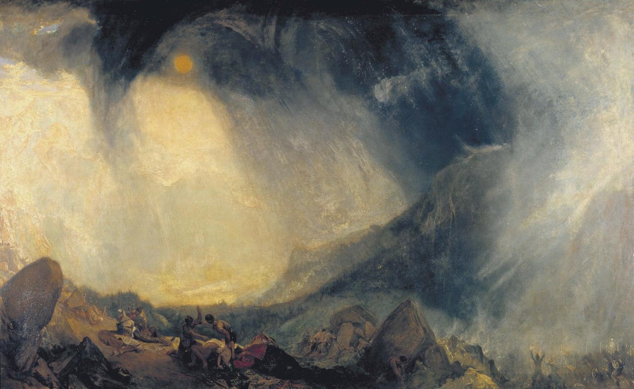 William Turner – Burza śnieżna: Hannibal przekraczający Alpy - Snow Storm: Hannibal and his Army Crossing the Alps