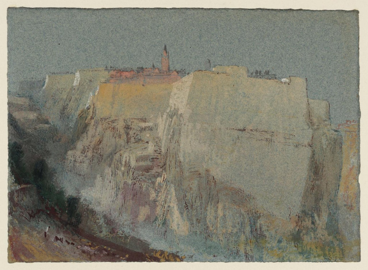 Joseph Mallord William Turner – Cytadela Ducha Świętego - The Citadel of Saint-Esprit, Luxembourg