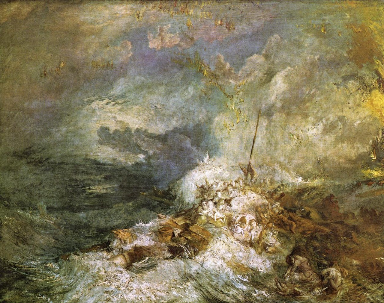 Joseph Mallord William Turner – Ogień na morzu - Fire at Sea